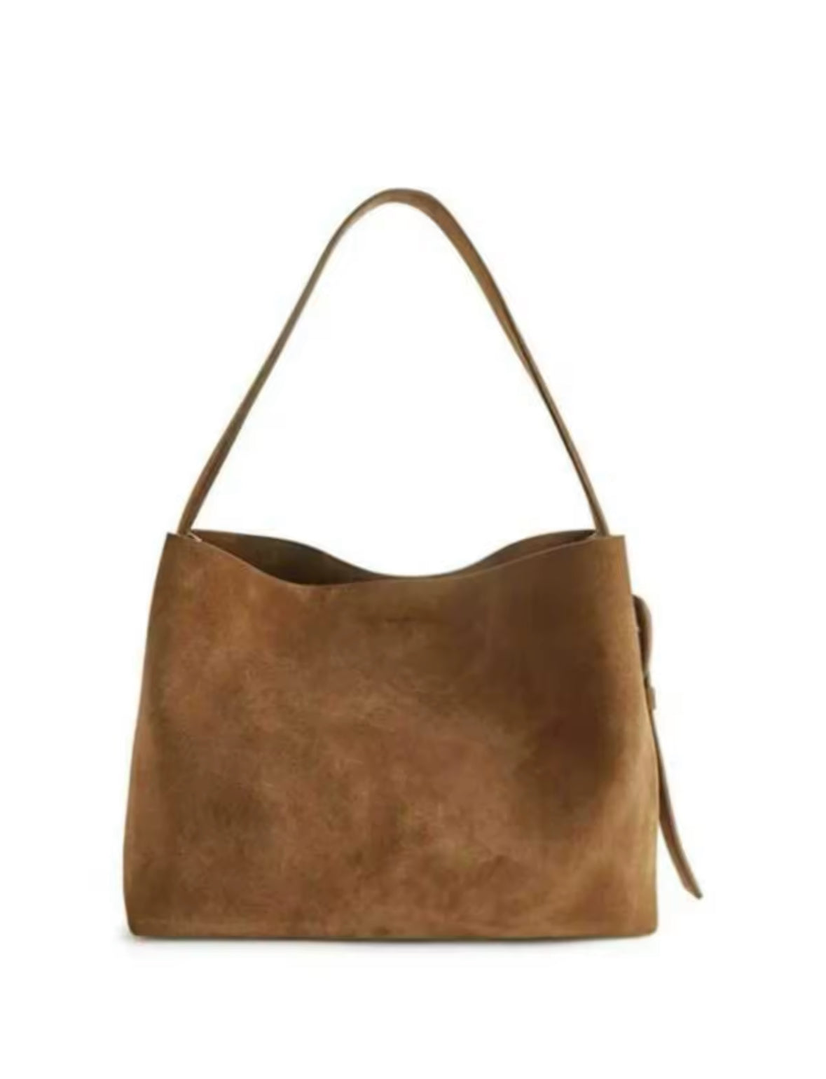Large suede Camel Bag