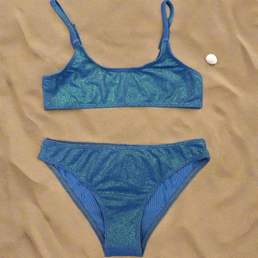 Sparkle Blue Celeste Bikini Set