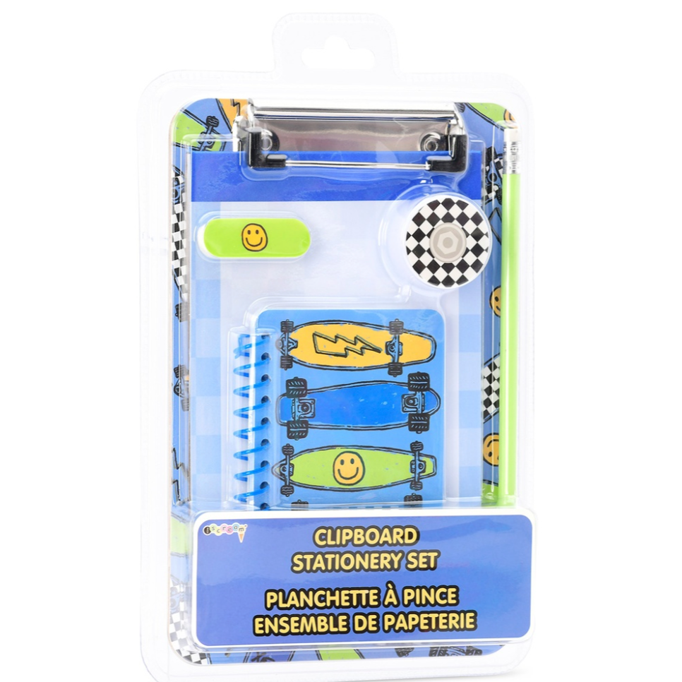 SK8 Board Clipboard Stationery