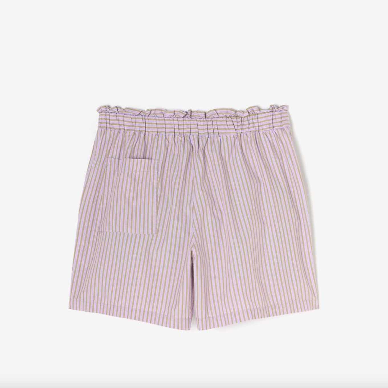 The Easy Striped Shorts – Lavender + Sand