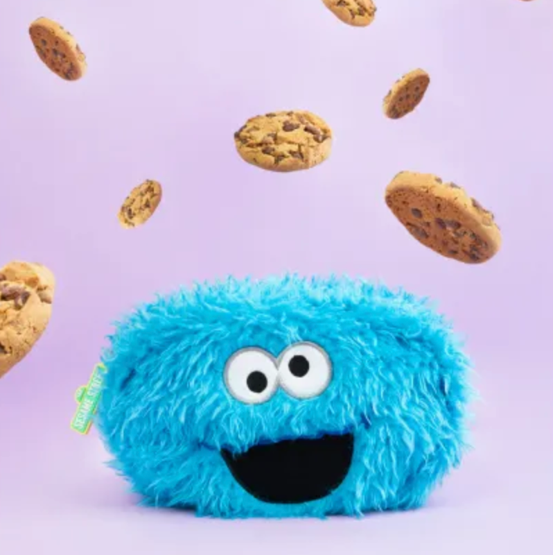 Sesame Street Cookie Monster Plush Pencil Case