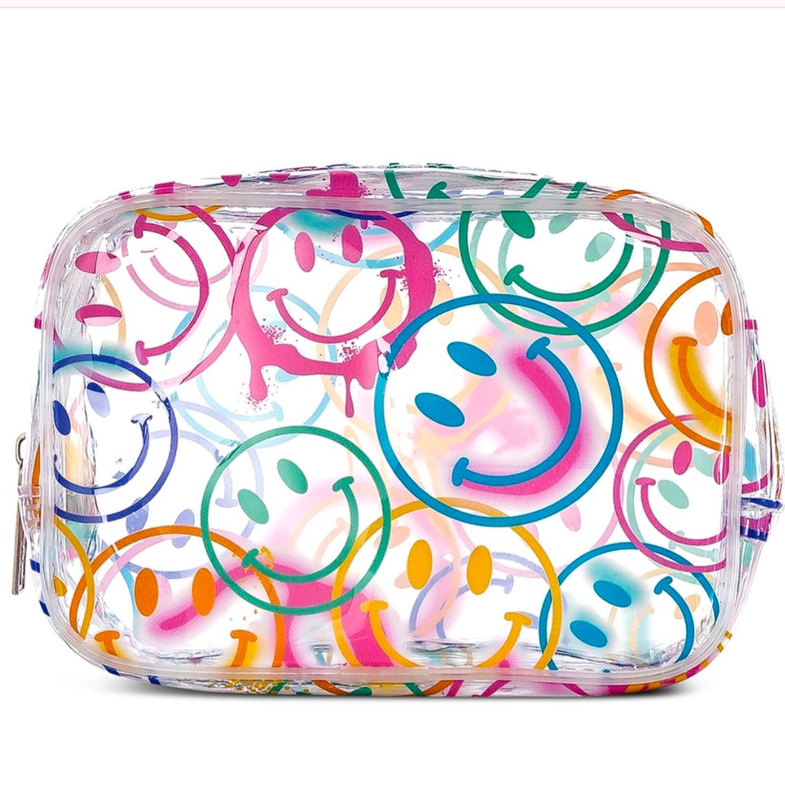 Smiles Everywhere Clear Pouch