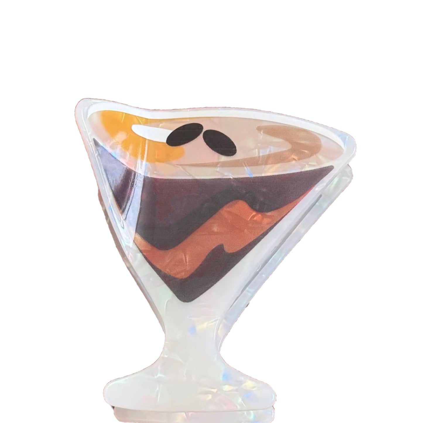 The Espresso Martini Cocktail Hair Claw Clip