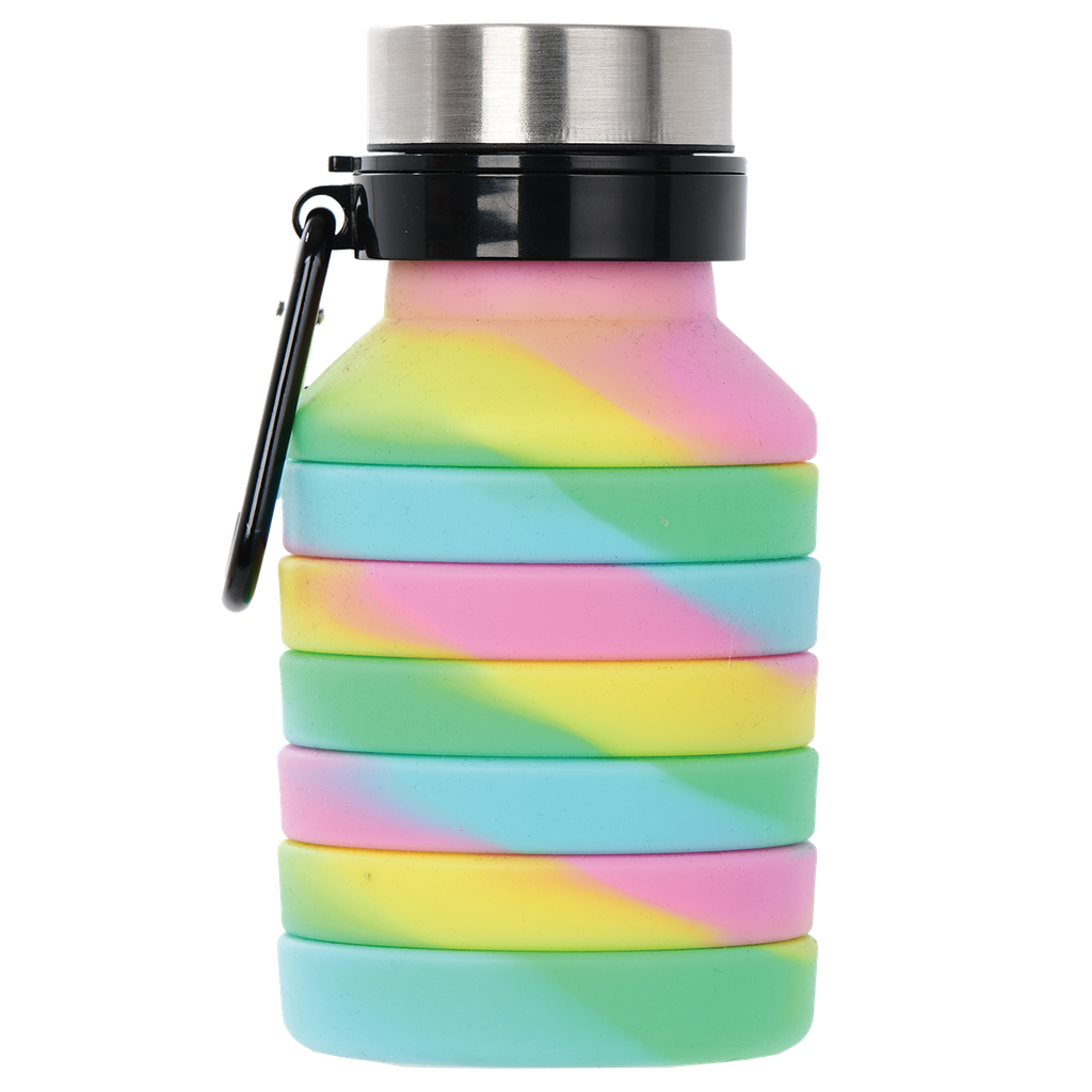 Swirl Tie Dye Collapsible Water Bottle - KIDDING | Kids | Teens | Moms