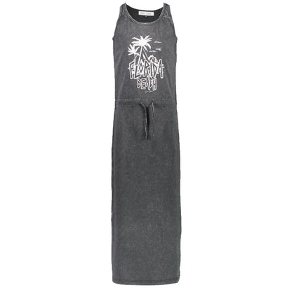 Long Summer  bleached cotton Black Dress - KIDDING | Kids | Teens | Moms