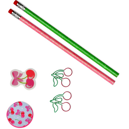 Cheerful Cherries Stationery Set