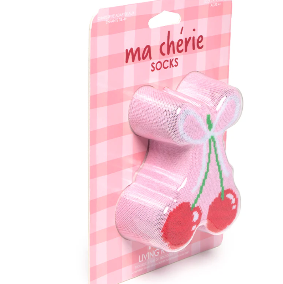 Cherry 3D Kids Crew Sock