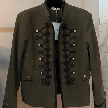 KIDDING kaki military Napoleon jacket 