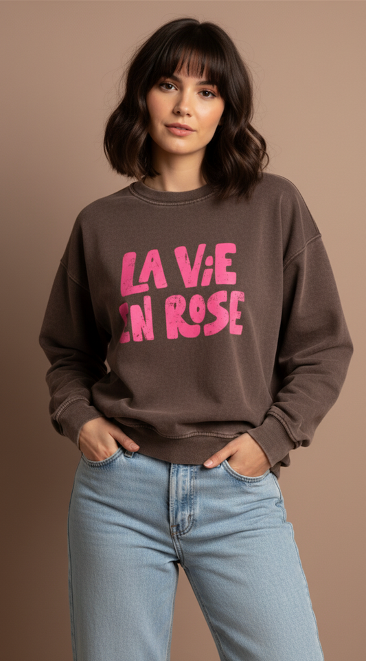 La Vie en Rose Sweatshirt
