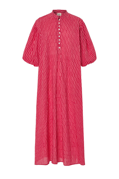 Boho Chic & Effortless Coral Dress