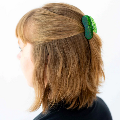 Mini Pickle Hair Claw Clip