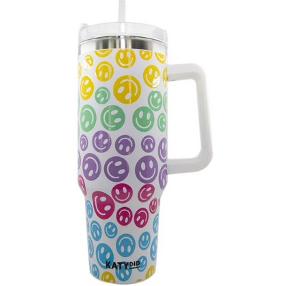 Happy Face Drink Tumbler