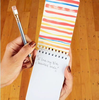 A Busy Day Of Fighting My Mind 3x5 Spiral Notebook