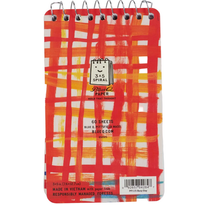 A Busy Day Of Fighting My Mind 3x5 Spiral Notebook