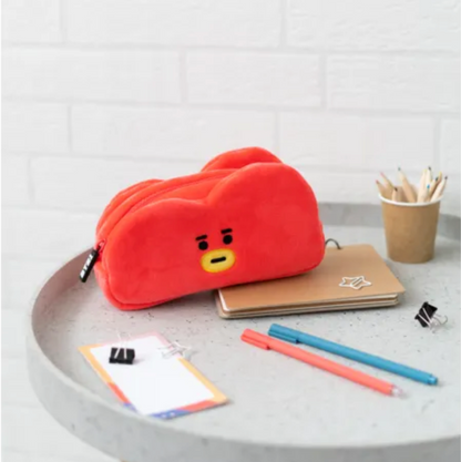 Red Tata Plush Pencil Case
