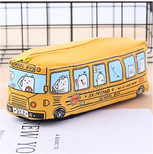 School bus Yellow Pencil Case