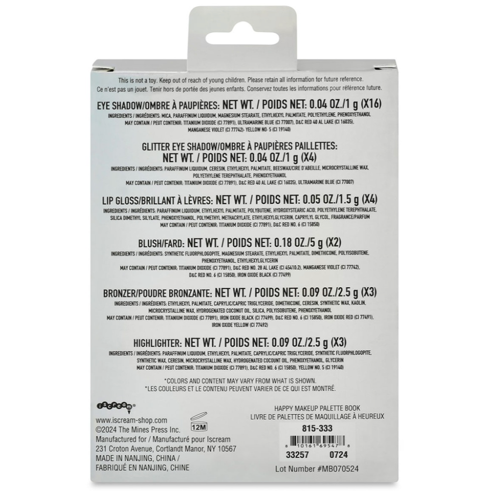 Happy Makeup Palette Book