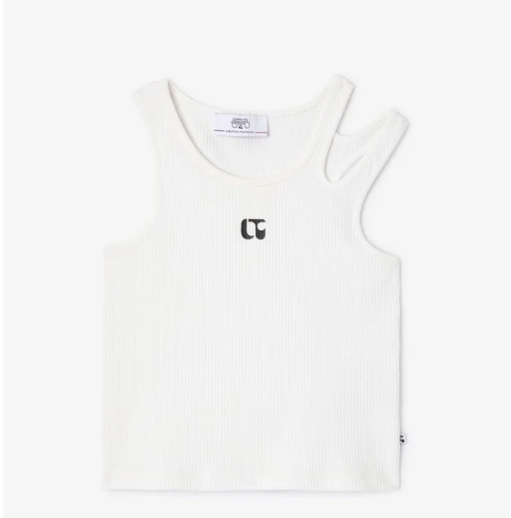 White twisted Tank Top