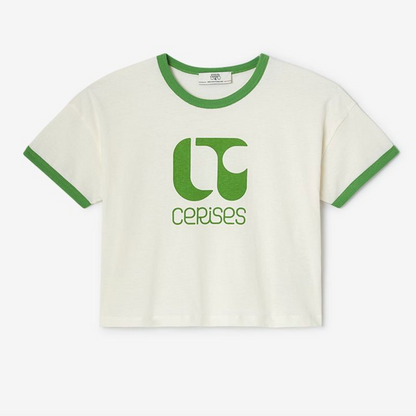 Green Ringer T-Shirt for Girls