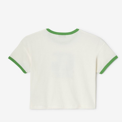 Green Ringer T-Shirt for Girls