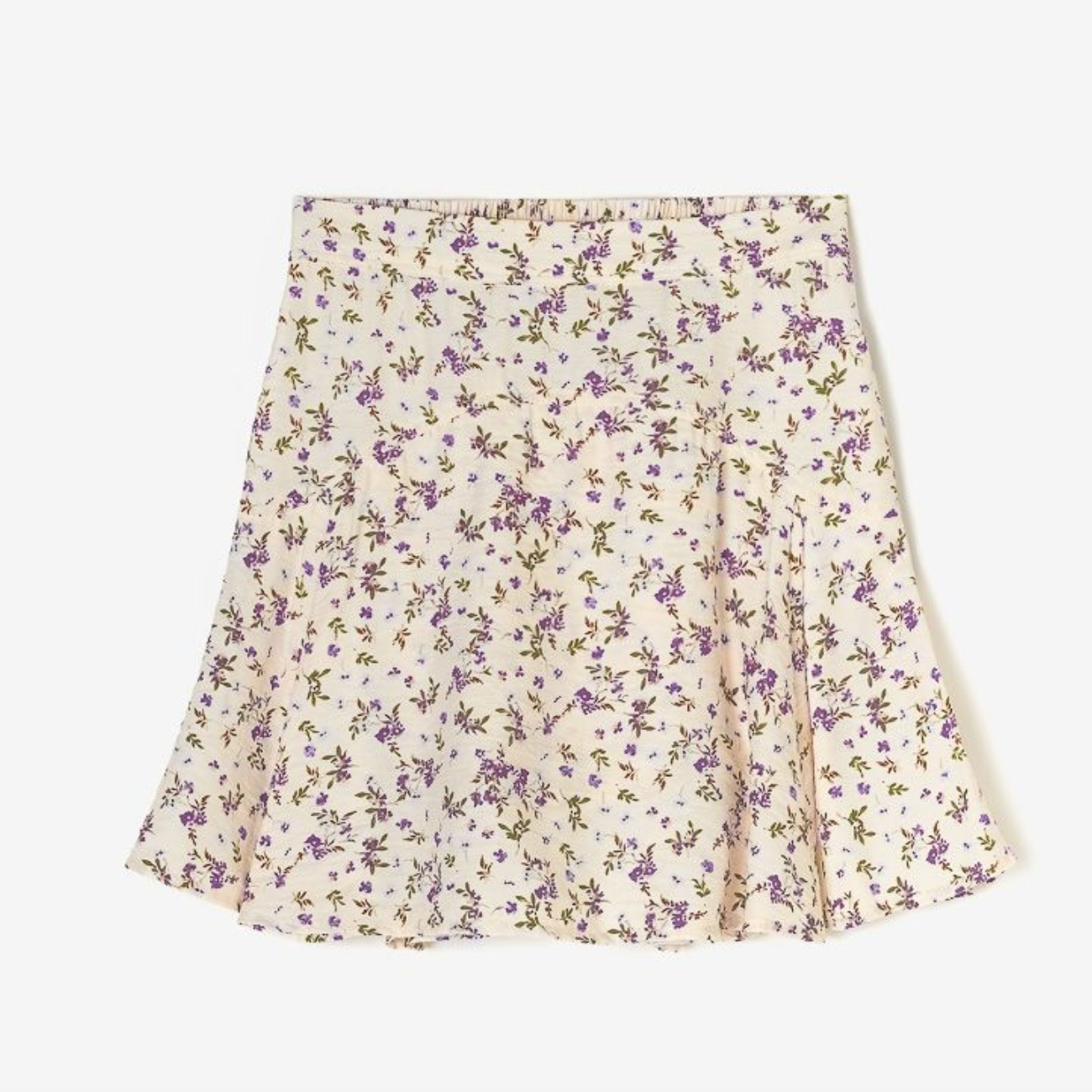 Lavender Blooms Mini Skirt