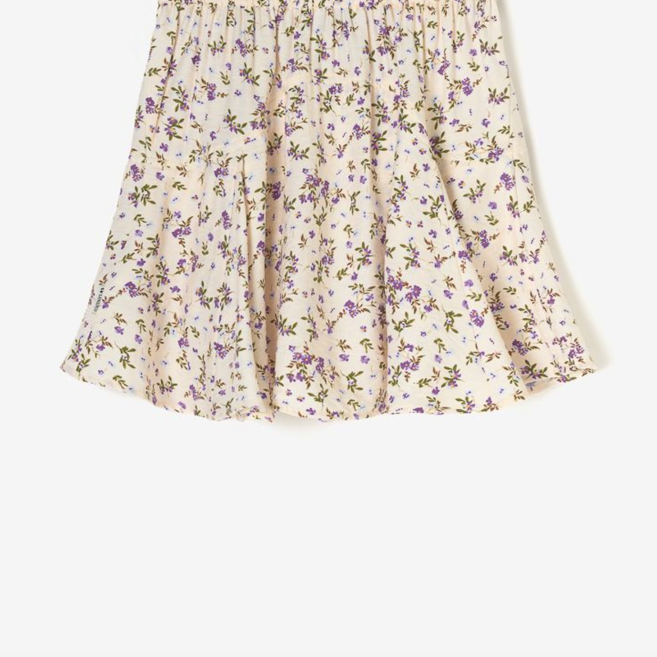 Lavender Blooms Mini Skirt