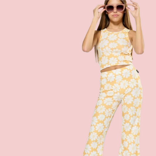 Daisy Groove Flare Pants