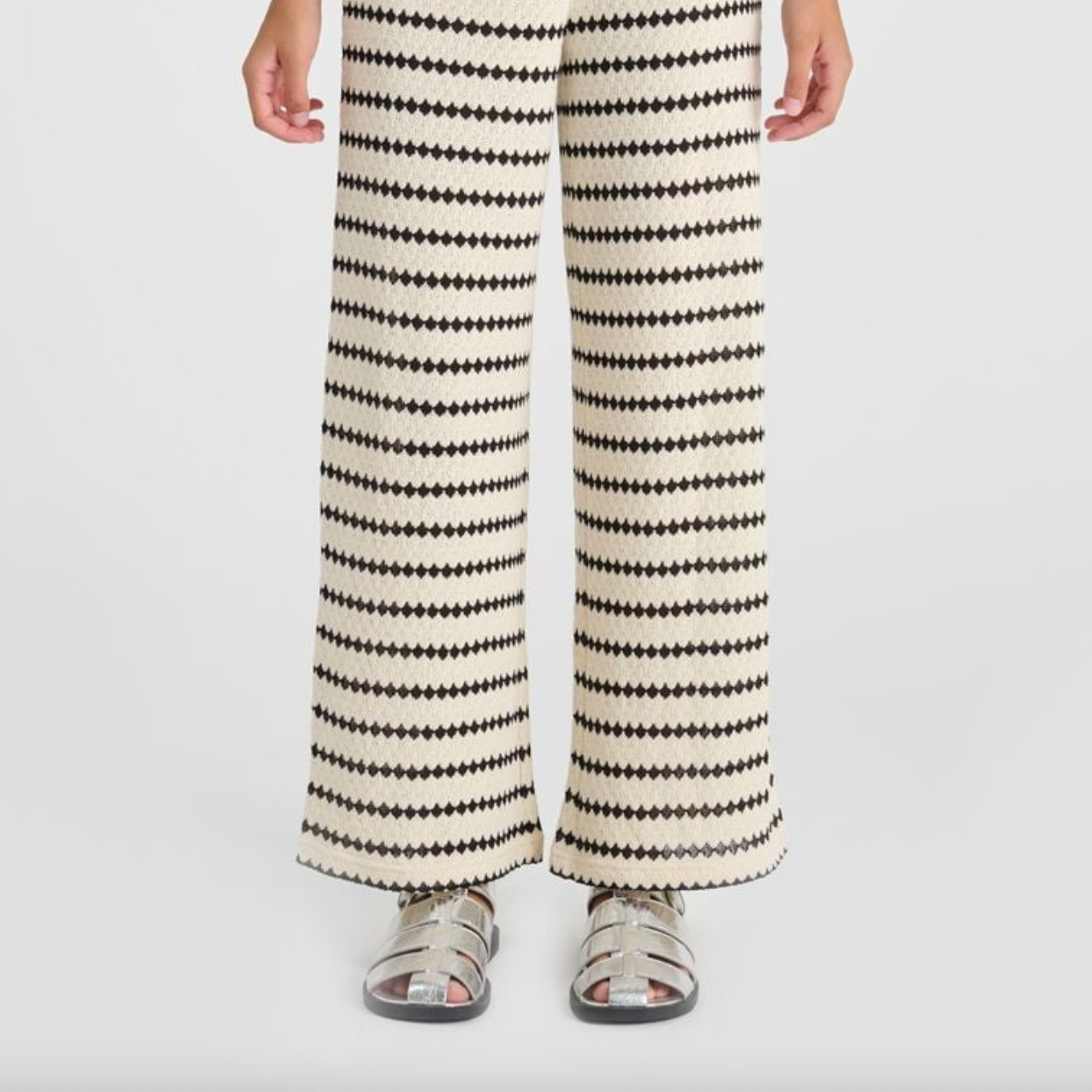 Monochrome Pop Knit Pants