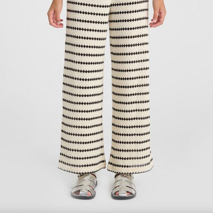 Monochrome Pop Knit Pants