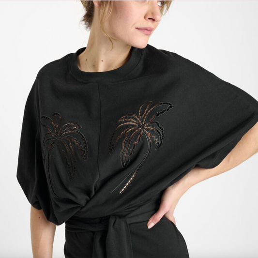 Tied Palm Dress – Black Edition