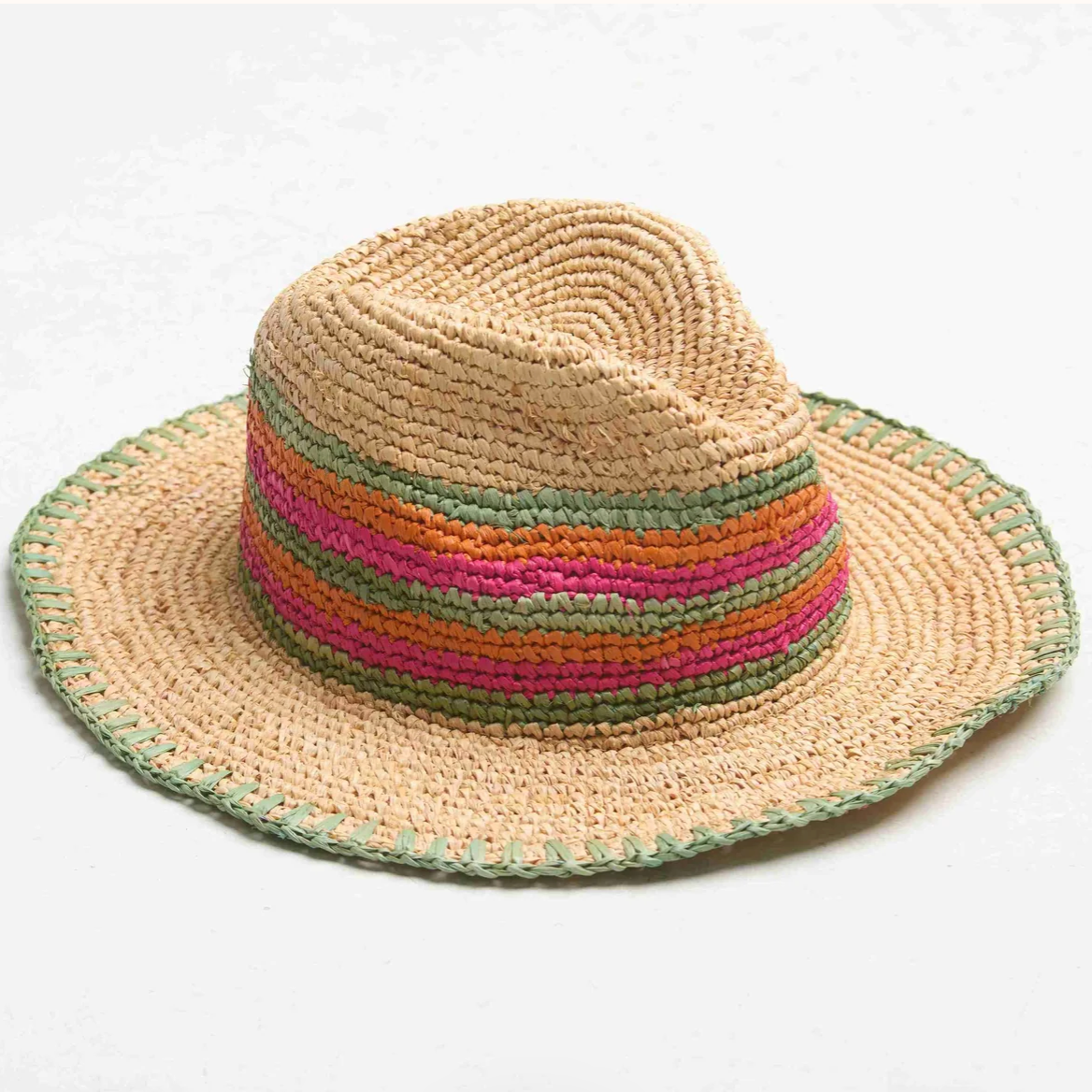 Handwoven Colorful Straw Hat
