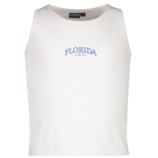 Abby Ribbed Tank Top – Florida Edition