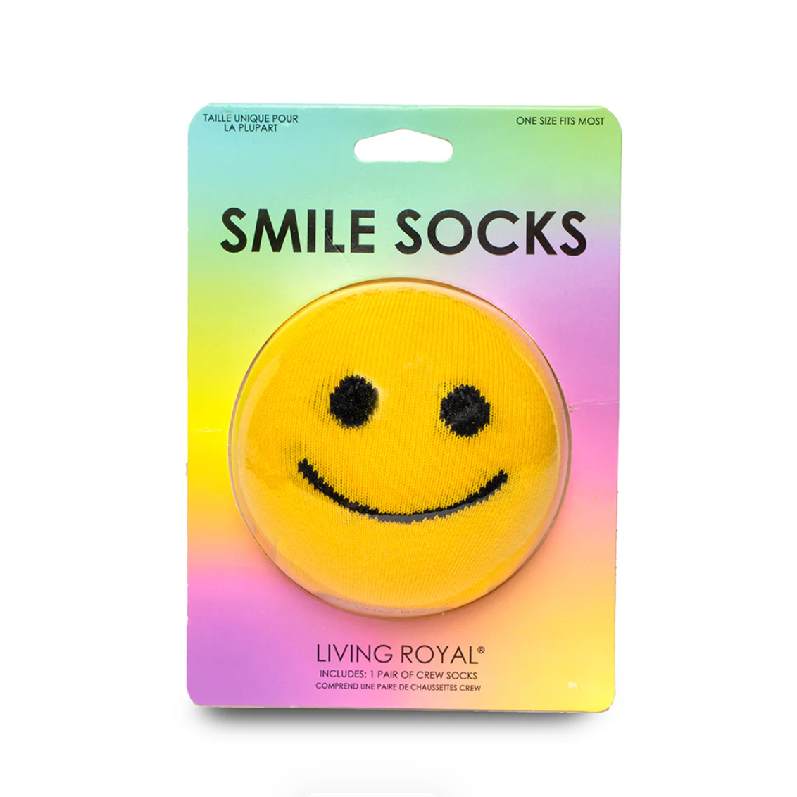 Smile 3D Crew Sock