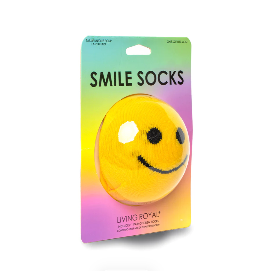 Smile 3D Crew Sock