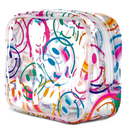 Smiles Everywhere Clear Pouch