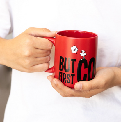 Snoopy But First Coffee Mug