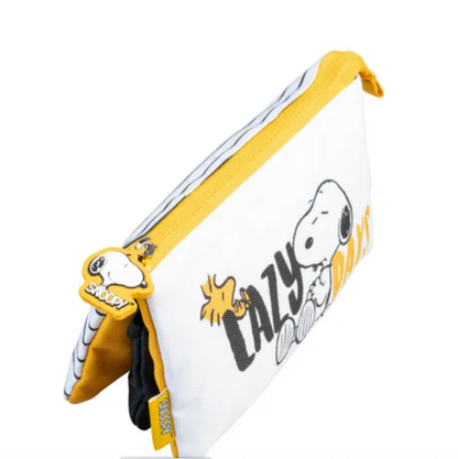 💤 Snoopy Lazy Triple Pencil Case