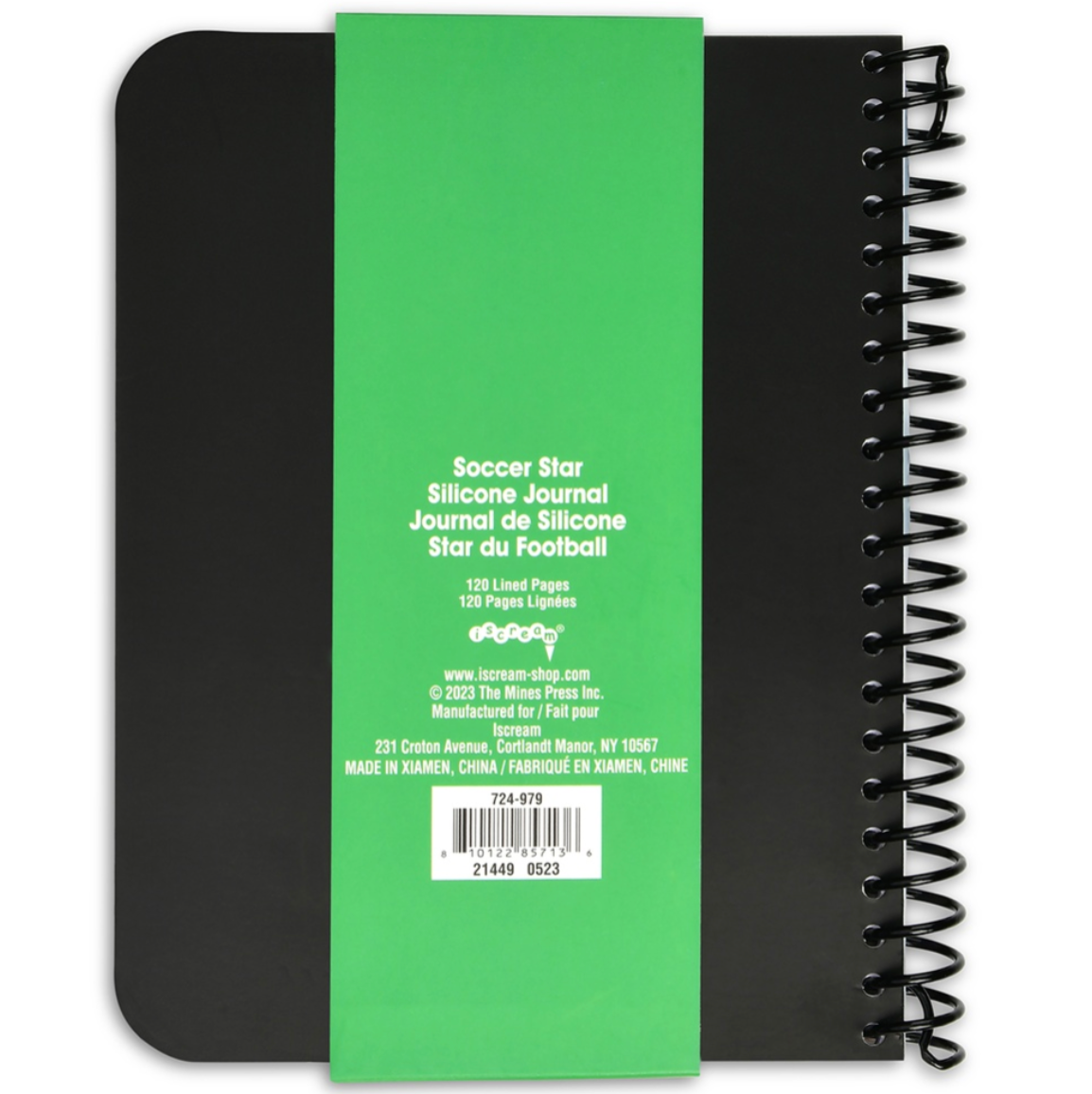 Soccer Star Silicone Notebook