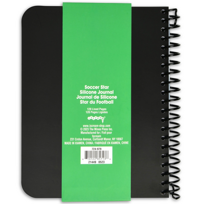Soccer Star Silicone Notebook