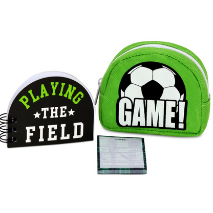 Soccer Stationery Clip Set