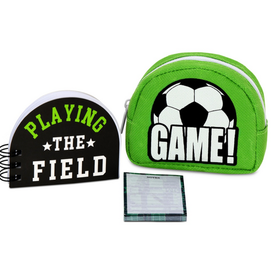 Soccer Stationery Clip Set