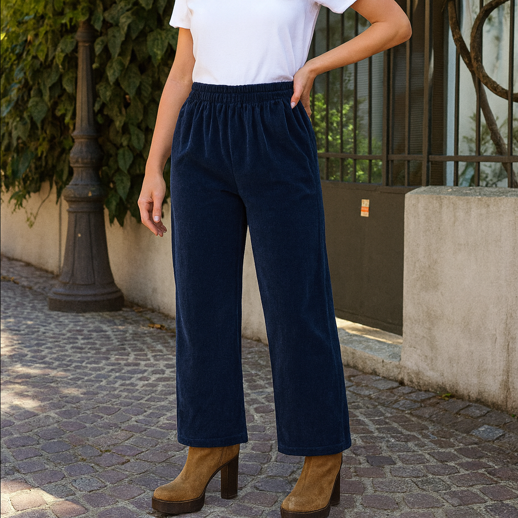 Velvet Corduroy blue