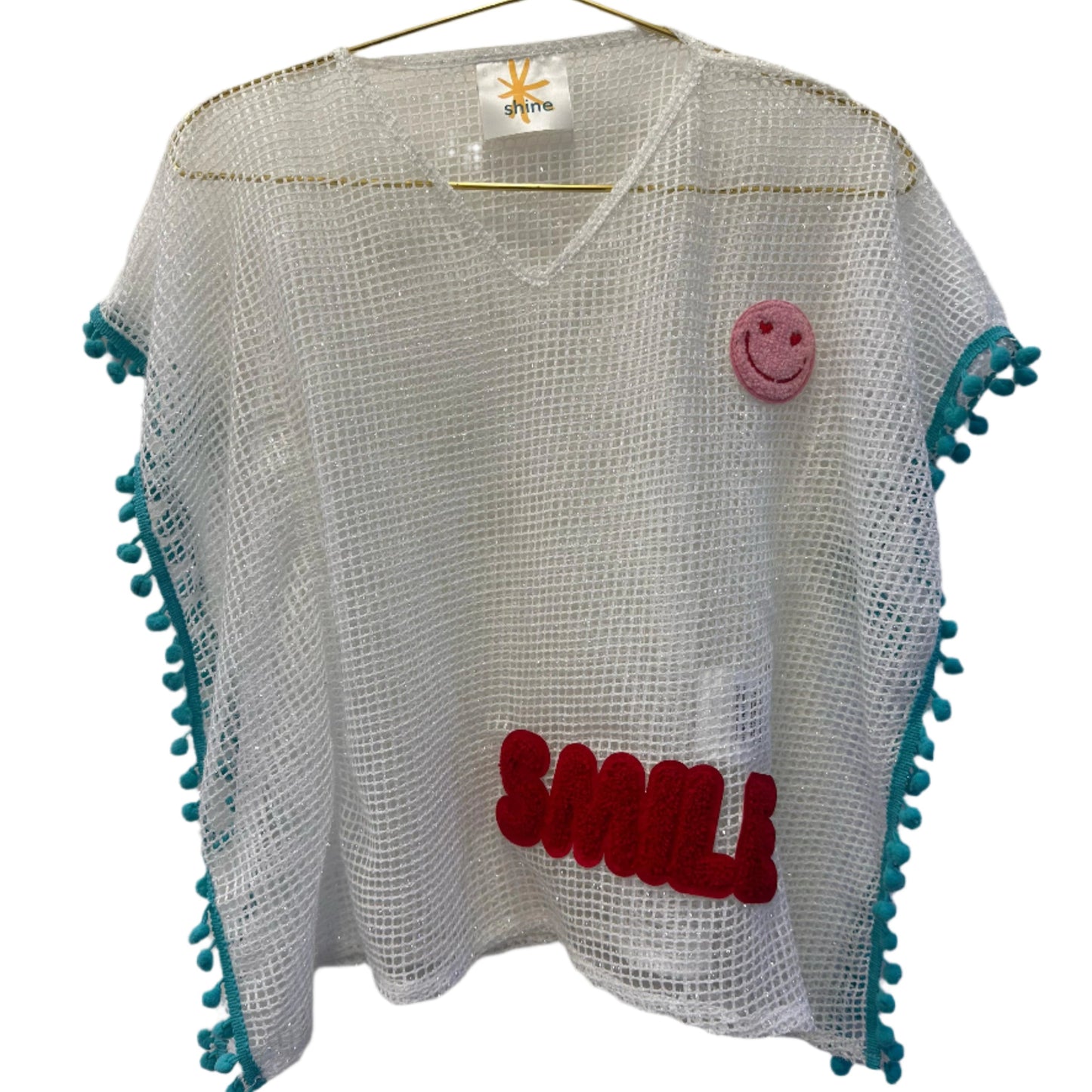 HAPPY Mesh Beach Cover Up