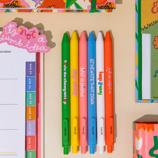 Write On Gel Pen Set