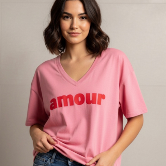 The Amour V-Neck Tee