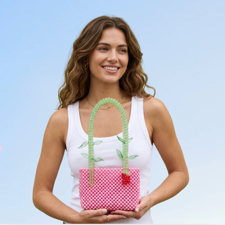 The Garden Party Beaded Tote · Rose & Ivy