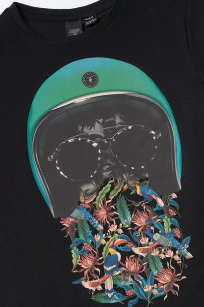 Stylish Black short sleeves T-shirt - KIDDING | Kids | Teens | Moms