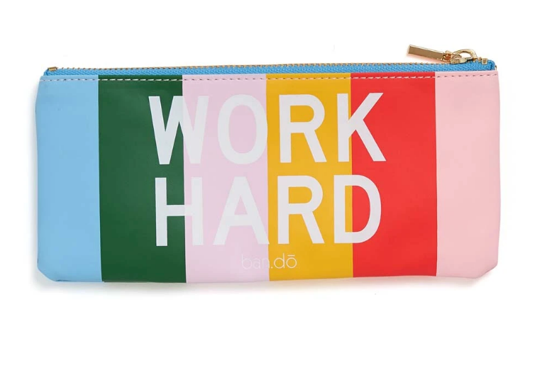 Have Fun Work Hard Pouch - KIDDING | Kids | Teens | Moms