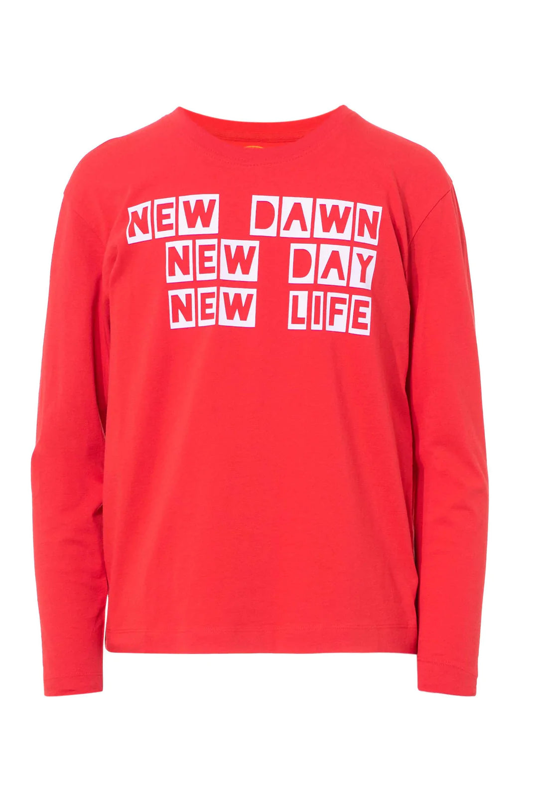 New Life Red Long Sleeve T-shirt - KIDDING | Kids | Teens | Moms